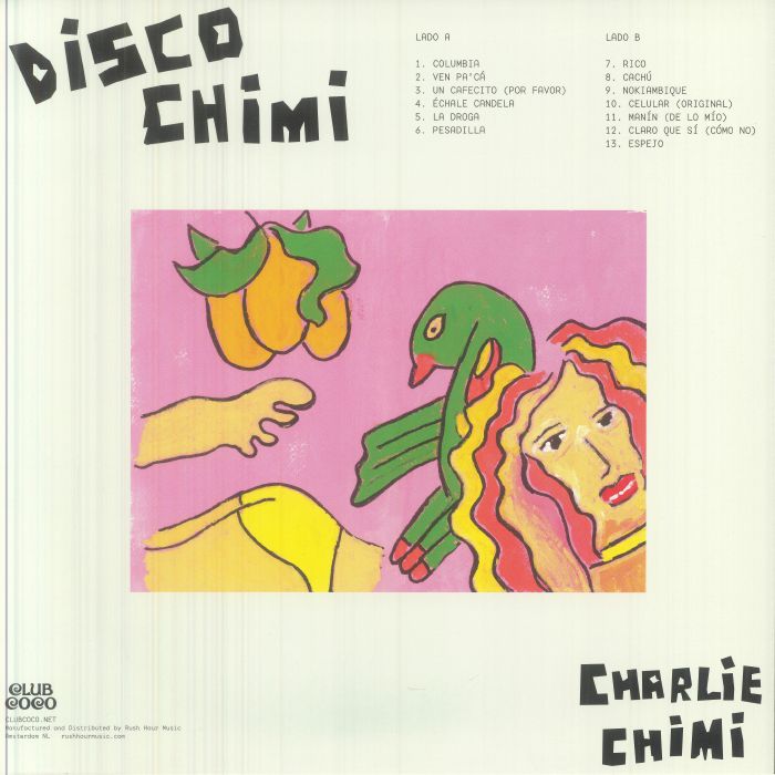Charlie Chimi – Disco Chimi (LP, booklet, Club Coco, 2026) Back Cover