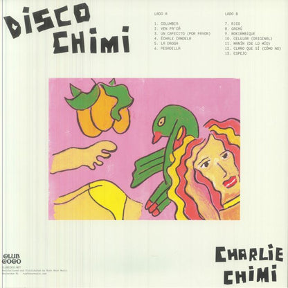 Charlie Chimi – Disco Chimi (LP, booklet, Club Coco, 2026) Back Cover
