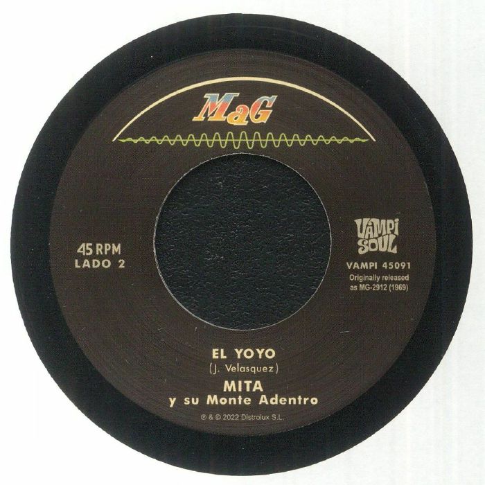 Charlie Palomares Y Su Yuboney / Mita y Su Monte Adentro – Vives Bugaloo / El Yoyo (7", Vampi Soul, 2022) Back Cover