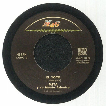 Charlie Palomares Y Su Yuboney / Mita y Su Monte Adentro – Vives Bugaloo / El Yoyo (7", Vampi Soul, 2022) Back Cover