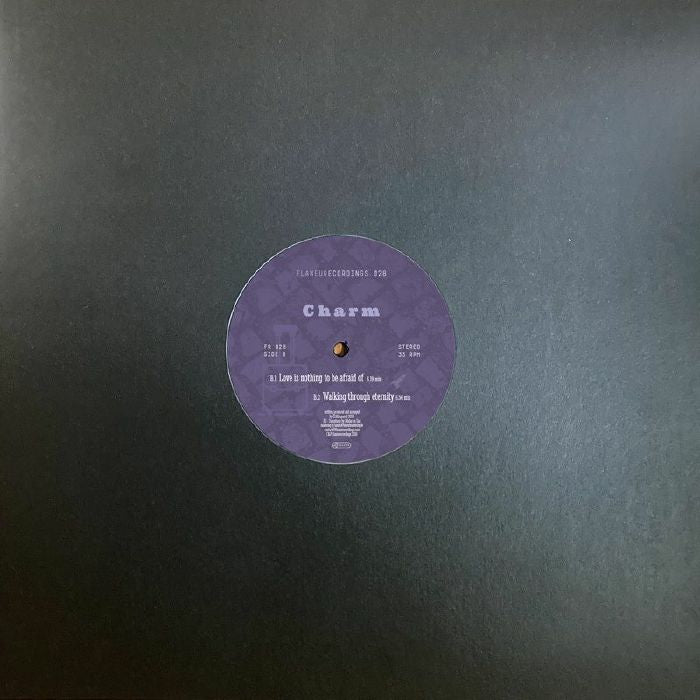 Charm – Love Is Nothing To Be Afraid Of (12", Flaneurecordings, 2026) Back Cover