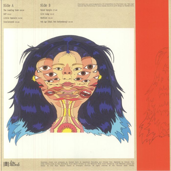 Charmaine Lee – Tulpa (LP, Obi, Kŏu Records, 2025) Back Cover