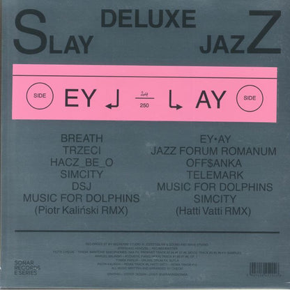 Chęcki – EY AY (Deluxe Slay Jazz) (LP, Clear, Sonar Records, 2026) Back Cover