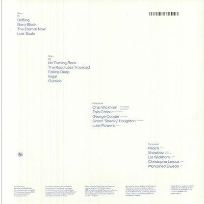 Chip Wickham – The Eternal Now (LP, Gondwana Records, 2025) Back Cover