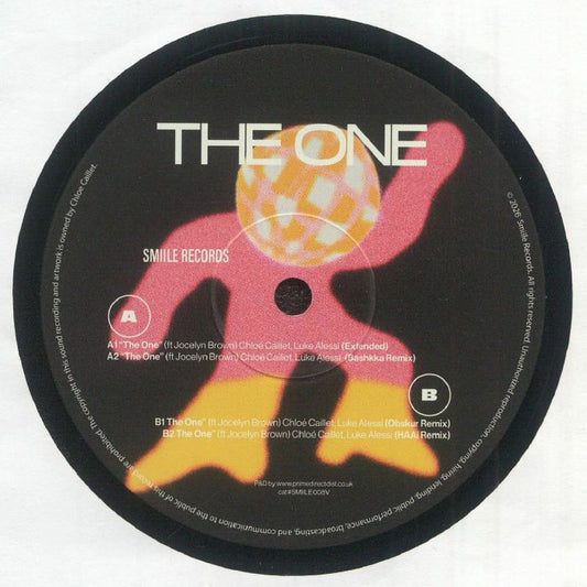 Chloé Caillet , Luke Alessi ft. Jocelyn Brown – The One (12", Smile Records, 2025) Front Cover