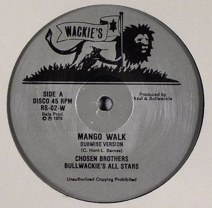 Chosen Brothers / Bullwackie's All Stars / Rhythm & Sound – Mango Walk (12", Rhythm & Sound, 1998) Front Cover