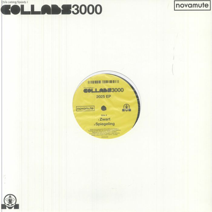 Chris Liebing / Speedy J – Collabs 3000 2025 EP (12", NovaMute, 2025) front cover