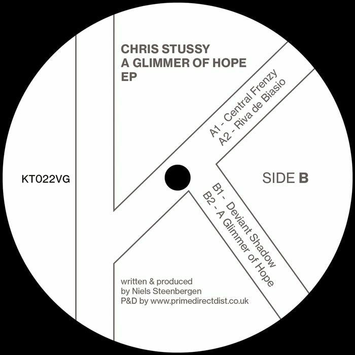 Chris Stassy – A Glimmer Of Hope EP (12", limited green, Kaoz Theory, 2026) Back Cover