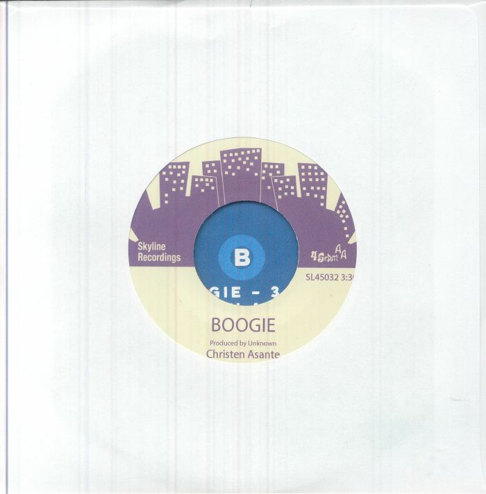 Christen Asante – Run To Me (7", Skyline Recordings, 2025) Back Cover