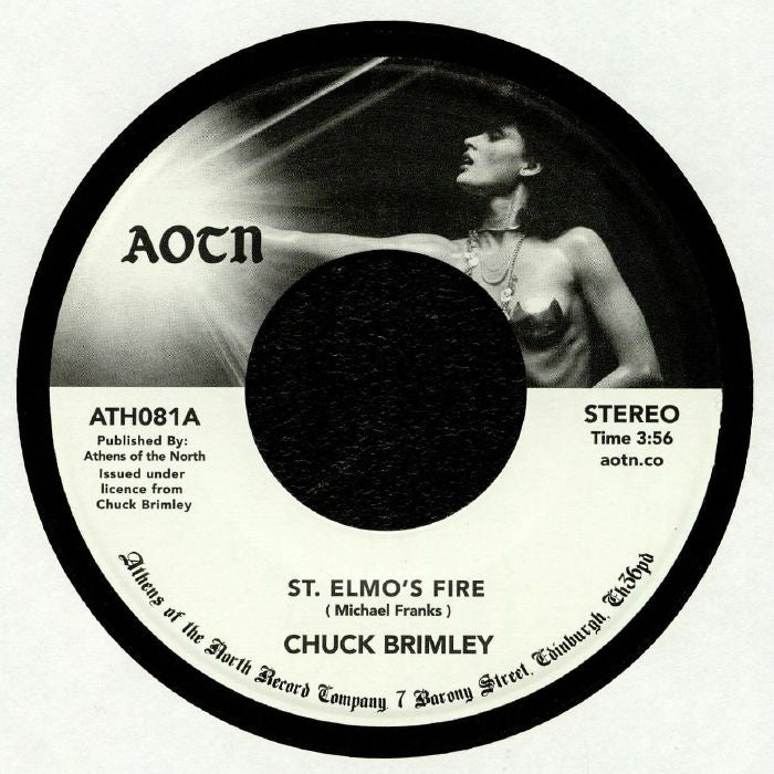Chuck Brimley – St. Elmos Fire (7", Athens Of The North, 2020) Front Cover