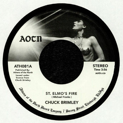 Chuck Brimley – St. Elmos Fire (7", Athens Of The North, 2020) Front Cover