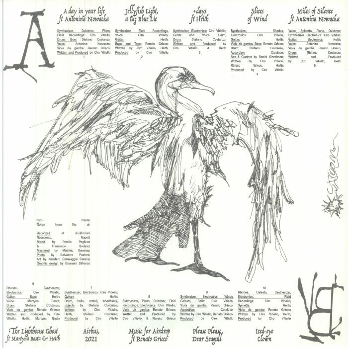 Ciro Vitiello – Notes From The Air (LP, Stroom, 2026) Back Cover