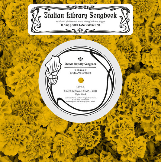 Clap! Clap! , Giuliano Sorgini – Italian Library Songbook Vol.3  (7", Four Flies Records, 2025) image 01