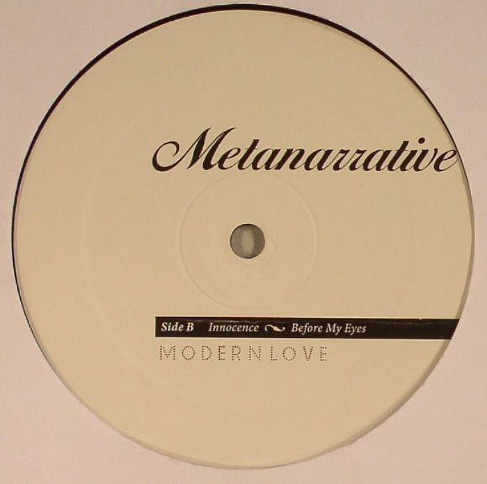 Claro Intelecto – Metanarrative (2x12", Modern Love, 2008) Back Cover