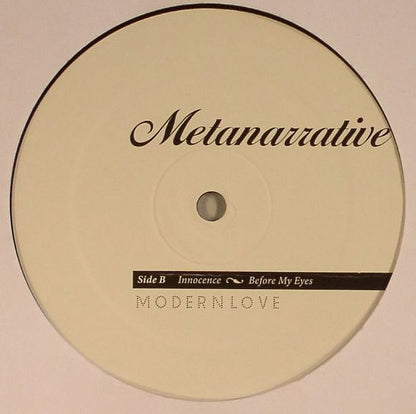 Claro Intelecto – Metanarrative (2x12", Modern Love, 2008) Back Cover