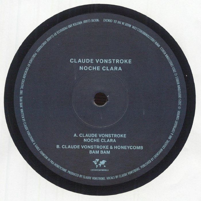 Claude VonStroke – Noche Clara (12", Crosstown Rebels, 2025) Front Cover