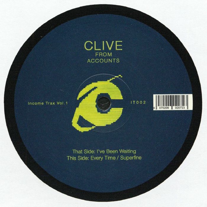 Clive From Accounts – Income Trax Vol 1 (12", Income Trax, 2026) Back Cover
