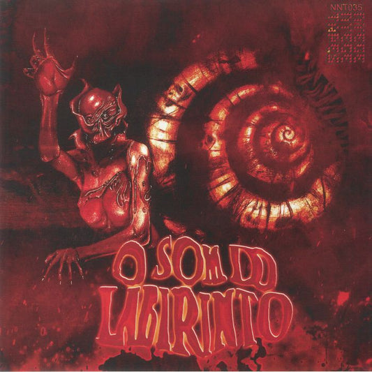 Clube Tormenta – O Som Do Labirinto (LP, Coke bottle clear vinyl, Nyege Nyege Tapes, 2022) Front Cover