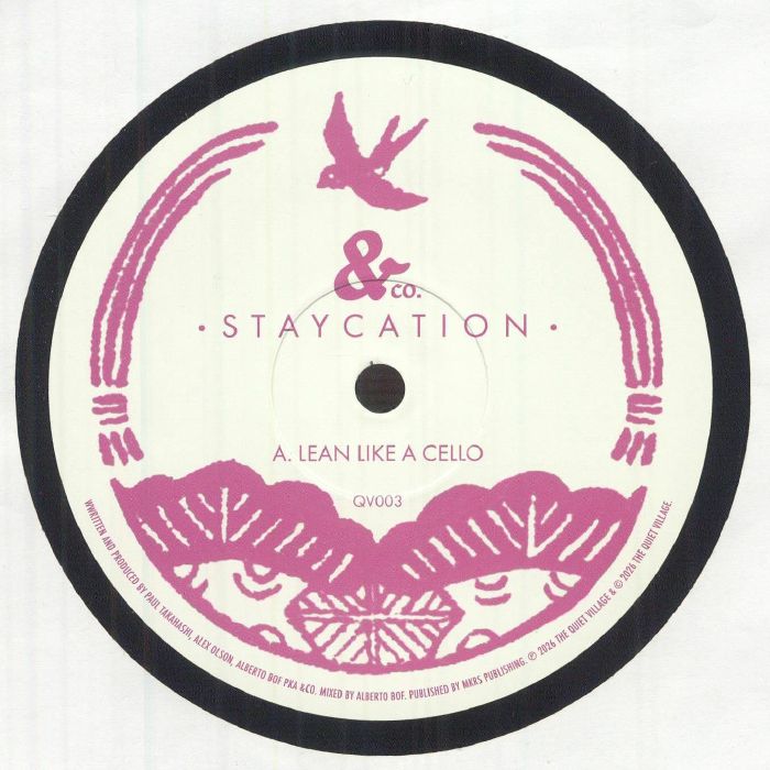 &Co. – Staycation (12", The Quiet Village, 2026) Front Cover