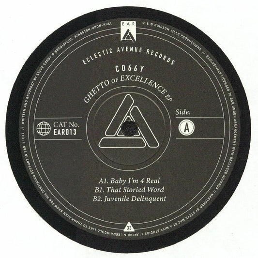 CØ66¥ – Ghetto Of Excellence EP (12", Eclectic Avenue Records, 2026) Front Cover