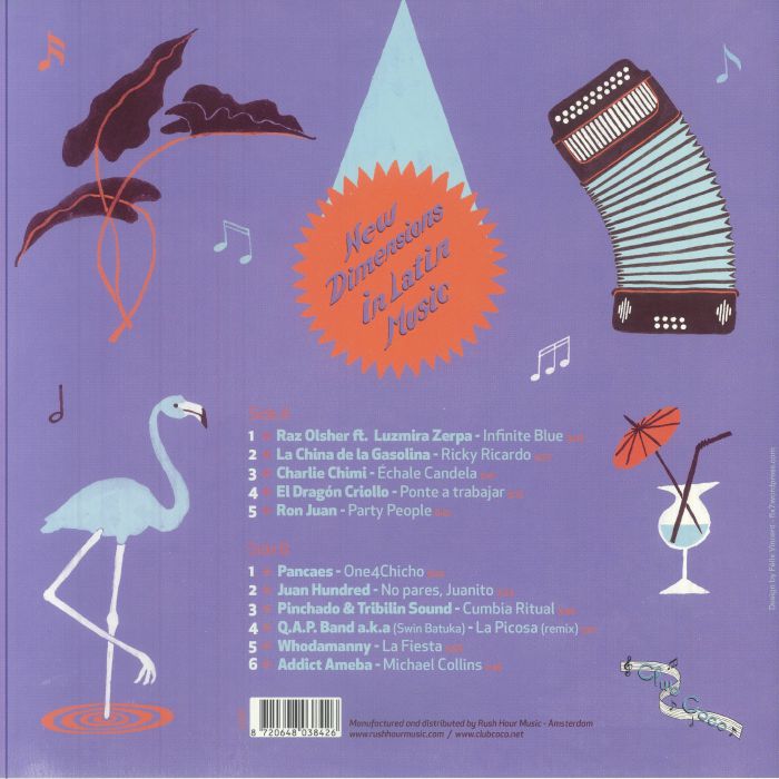 Coco Maria Various – Club Coco (New Dimensions In Latin Music) (LP, Club Coco, 2025) Back Cover