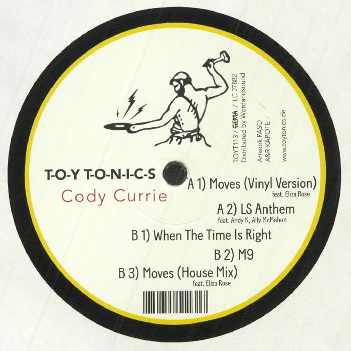 Cody Currie – Moves EP (12", Toy Tonics, 2021) Back Cover