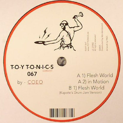 COEO – Flesh World (12", Toy Tonics, 2017) Back Cover