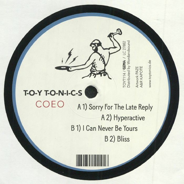 COEO – Piano Workout (12", Toy Tonics, 2020) Back Cover