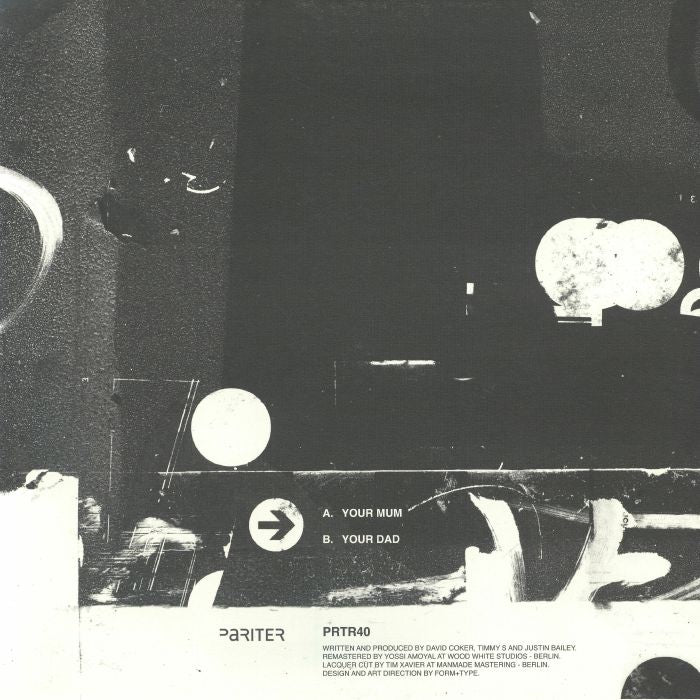 Coke, Stoned & Baileys – Your Mum (12", 180g, Pariter, 2026) Back Cover