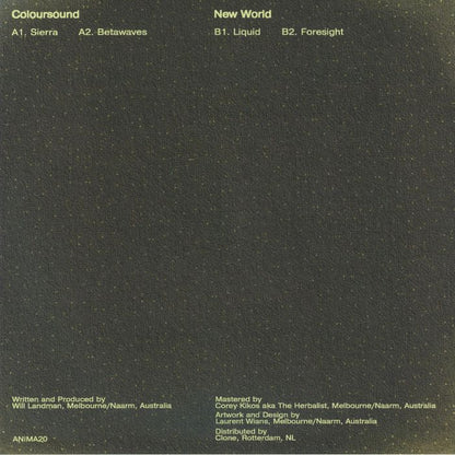Coloursound – New World (12", Animalia, 2026) Back Cover