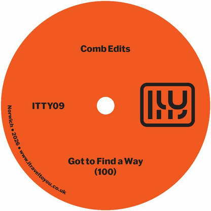 Comb Edits – Honey Dub (7", I Travel To You, 2026) Back Cover