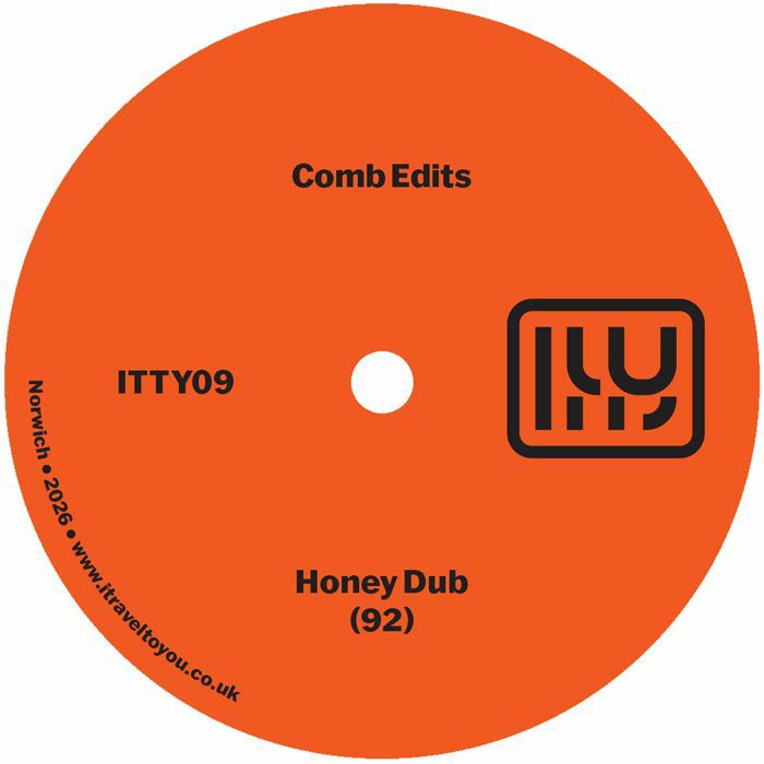 Comb Edits – Honey Dub (7", I Travel To You, 2026) Front Cover