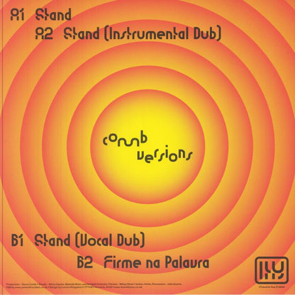 Comb Versions – Stand (12", I Travel to You, 2025) Back Cover