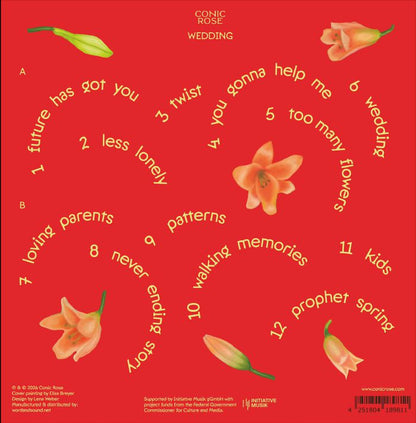 Conic Rose – Wedding (LP, Not On Label (Conic Rose Self-released), 2026) Back Cover