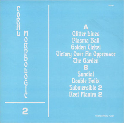 Coral Morphologic – Coral Morphologic 2 (12", Terrestrial Funk, 2025) back cover