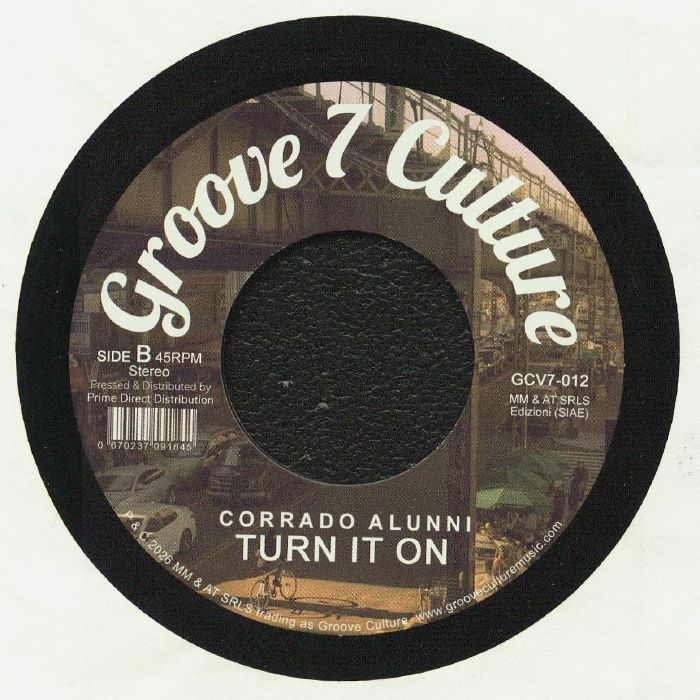 Corrado Alunni – Black Pearl / Turn It On (7", Groove 7 Culture, 2026) Back Cover