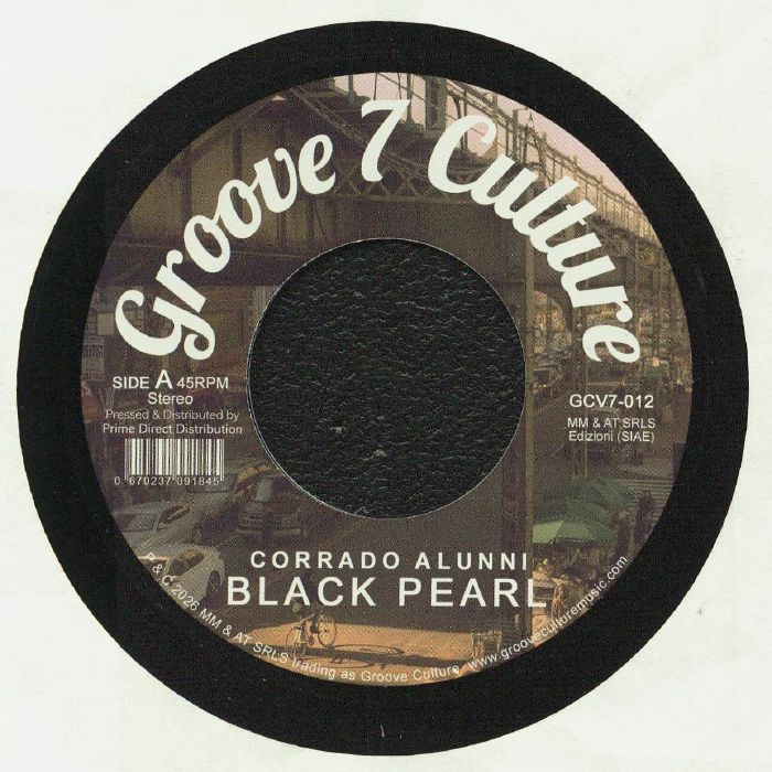 Corrado Alunni – Black Pearl / Turn It On (7", Groove 7 Culture, 2026) Front Cover
