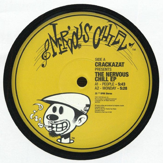 Crackazat – The Nervous Chill EP (12", Nervous Chill, 2026) Front Cover