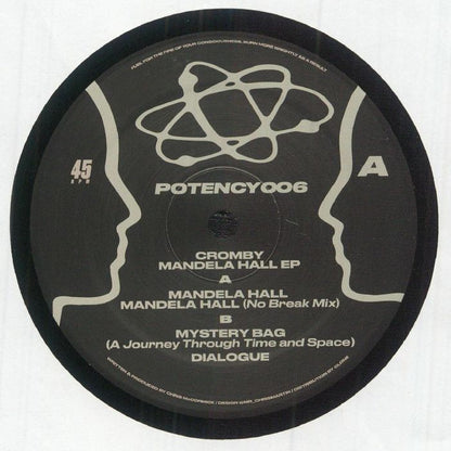 Cromby – Mandela Hall EP (12", Potency, 2025) front cover