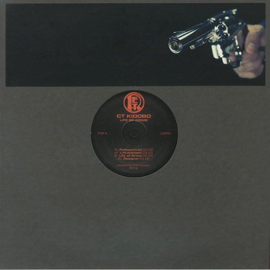 CT Kidobó – Life of Crime (12", Rotterdam Electronix, 2026) Front Cover