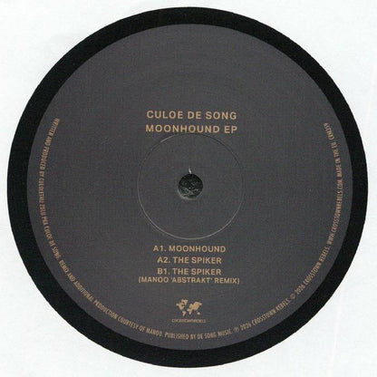 Culoe De Song – Moonhound EP (12", Crosstown Rebels, 2026) Back Cover
