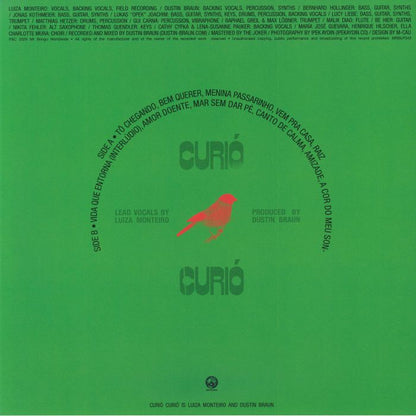 Curió Curió – Curió Curió (LP, Mr Bongo, 2026) Back Cover