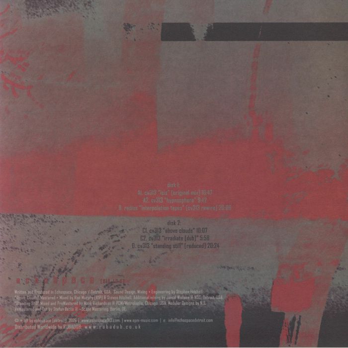 cv313 – Echospace [Detroit] Presents: "Altering Illusions" [Chapter One] (2x12", echospace [detroit], 2026) Back Cover