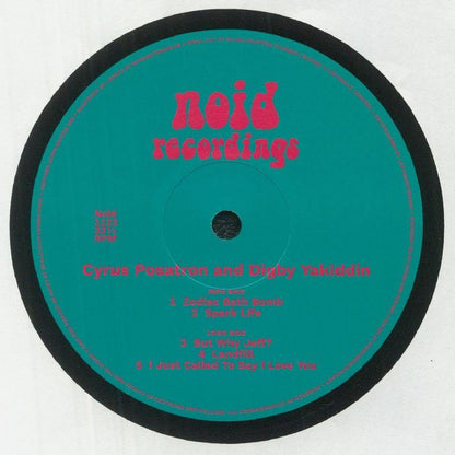 Cyrus Posatron And Digby Yakiddin – Zodiac Bath Bomb (12", Noid Recordings, 2022) Front Cover