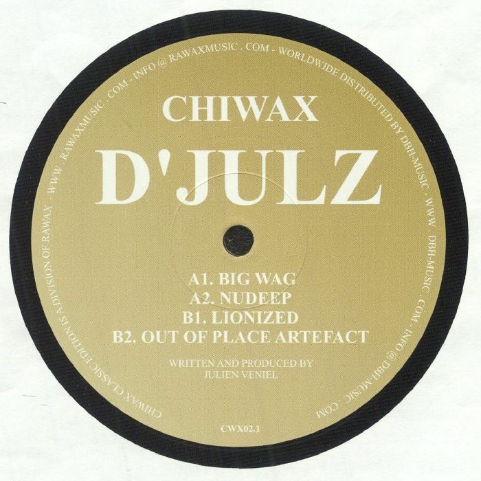 D'Julz – Raw Toolz 2 (12", Chiwax, 2025) Back Cover