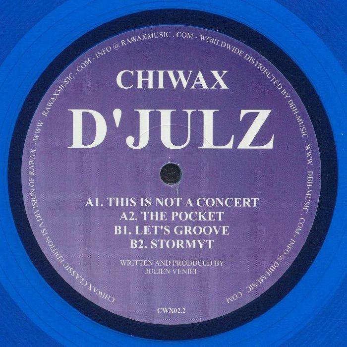 D'Julz – Raw Toolz 3 (12", Chiwax, 2025) Back Cover