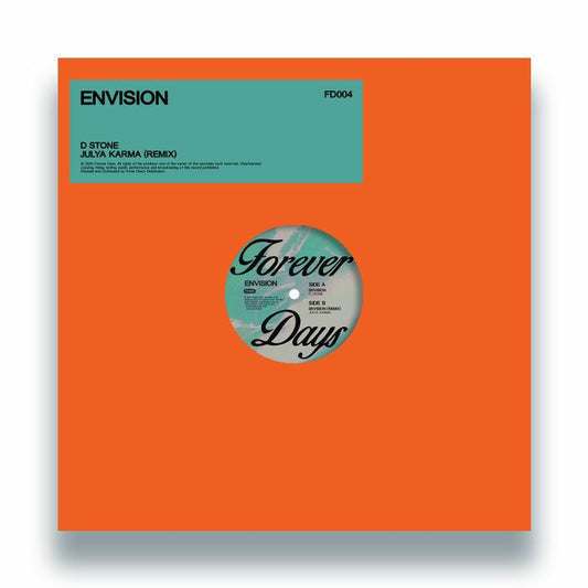 D Stone – Envision (12", Forever Days, 2026) Front Cover