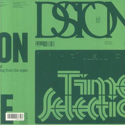 D Stone – Time Selection EP (12", Heist, 2025) back cover