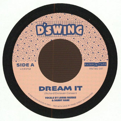 D'Swing – Dream It (7", Razor-N-Tape 45, 2026) Front Cover