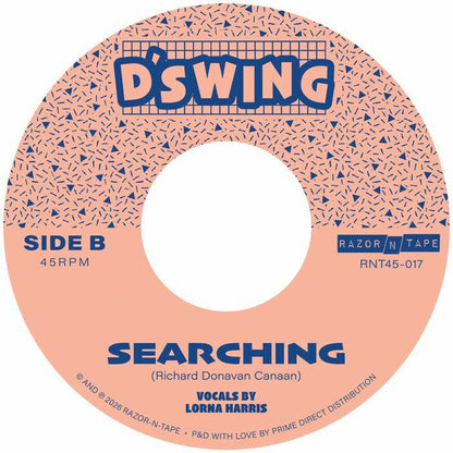 D'SWING – Early Tapes EP (7", Razor-N-Tape, 2026) Back Cover